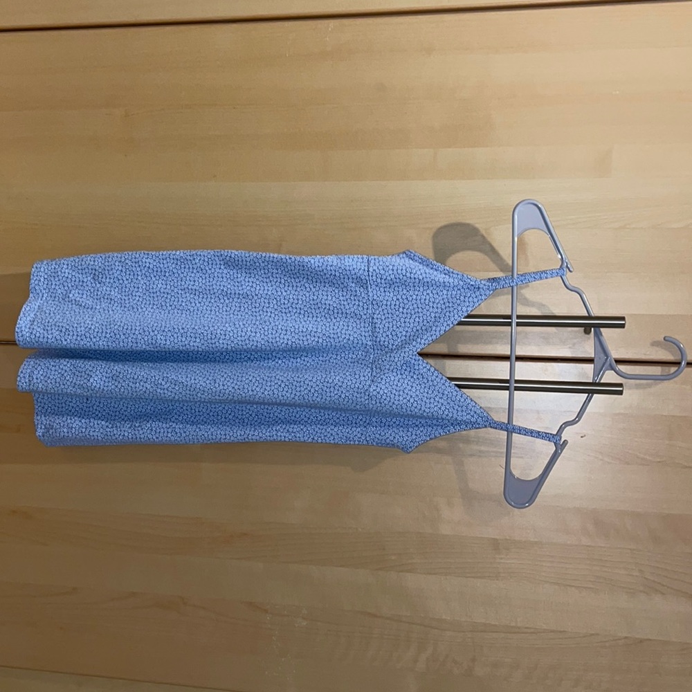 Brandy Melville Amara Dress | Light Blue w/ White Flowers